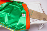 Einmalige umweltfreundliche Hingucker Jacke im Bomber Style aus upcycelten Kaffeesäcken mit originalen Print der Kaffeefarm. UNISEX